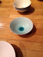 Aiko Miyanaga. Soramimimisora, 2014. Ceramic bowl with crack using water from Toyohira River. © Aiko Miyanaga.